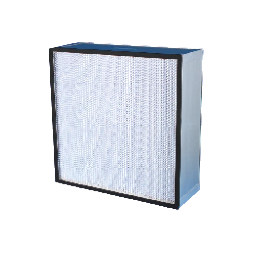 High Efficiency Filter With Partition